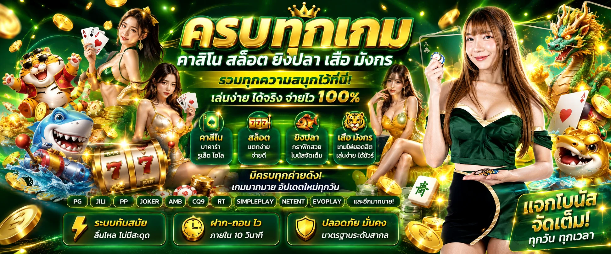 ระบบฝากถอนออโต้ นําโชค789 รองรับธนาคารและทรูวอลเลท